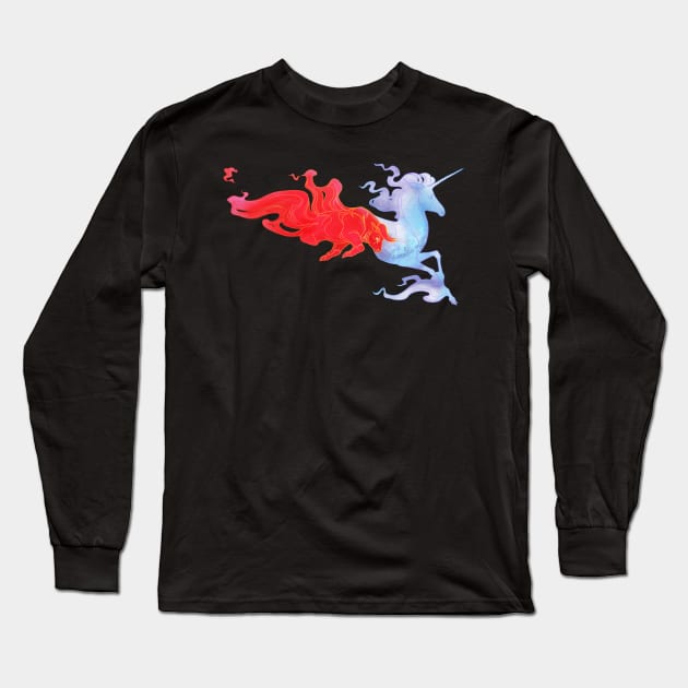 'Driven by Fire' Long Sleeve T-Shirt by charamath